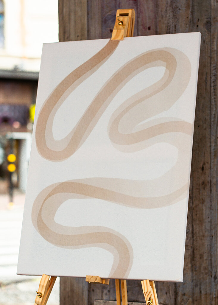 Design mit fließenden Linien