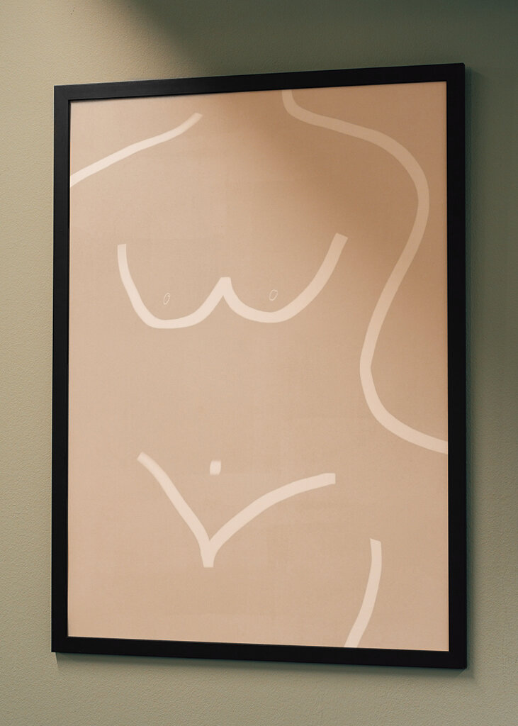 Minimalist Nude Lines