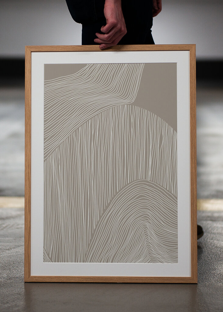 Fließende Linienharmonie