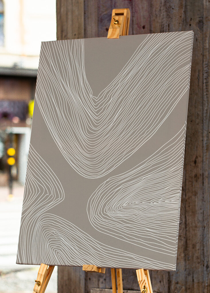 Fließende Linien Eleganz