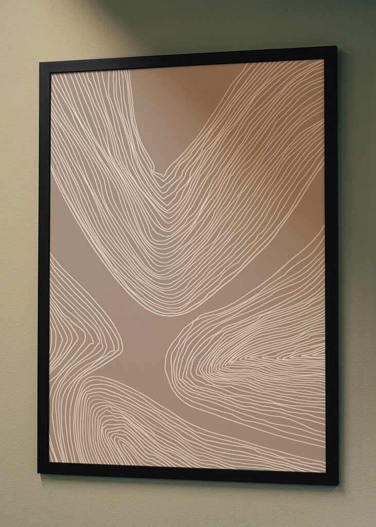 Fließende Linien Eleganz