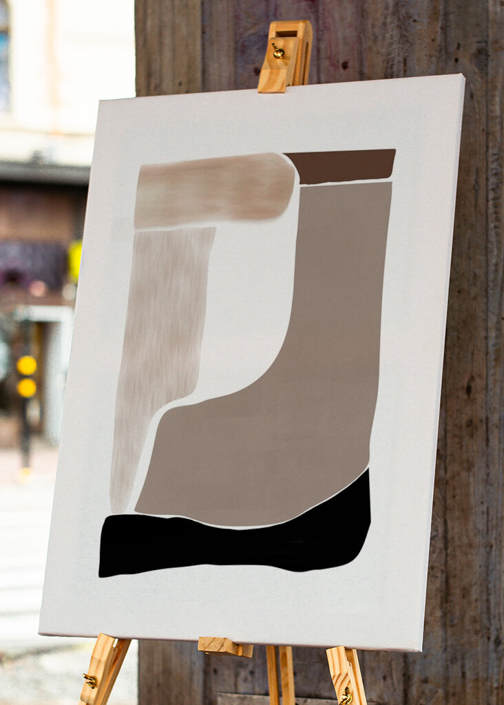 Abstrakte jordfarver