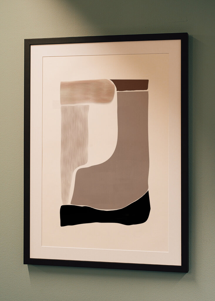 Abstrakte jordfarver