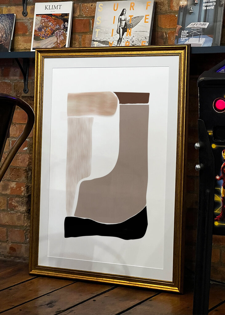 Abstrakte jordfarver