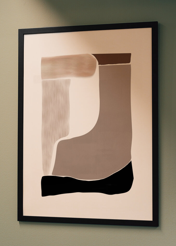 Abstrakte jordfarver