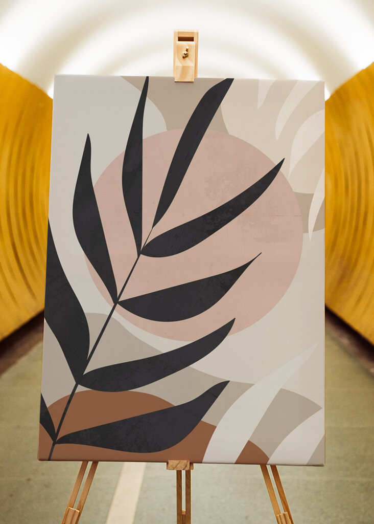 Abstraktní harmonie listů