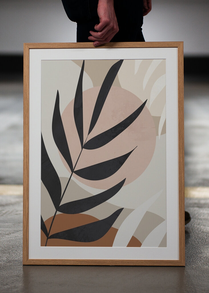 Abstraktní harmonie listů