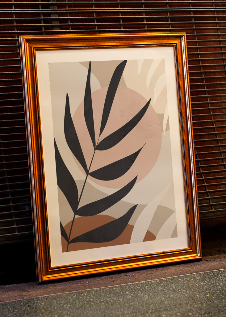 Abstraktní harmonie listů