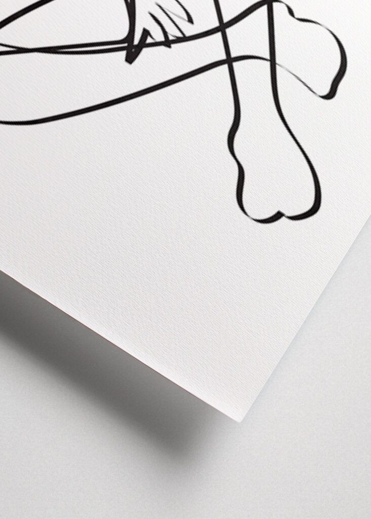 Chic minimal silhuet