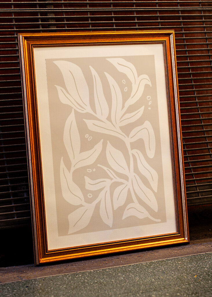 Abstrakt bladelegance