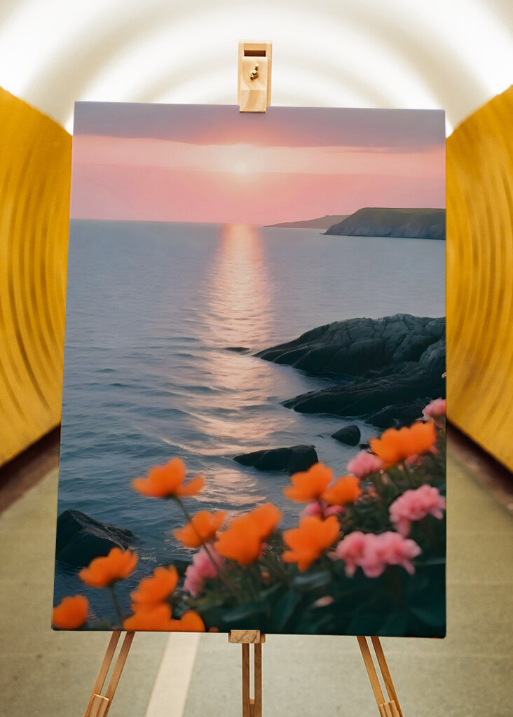 Solnedgang Kyst Bloom