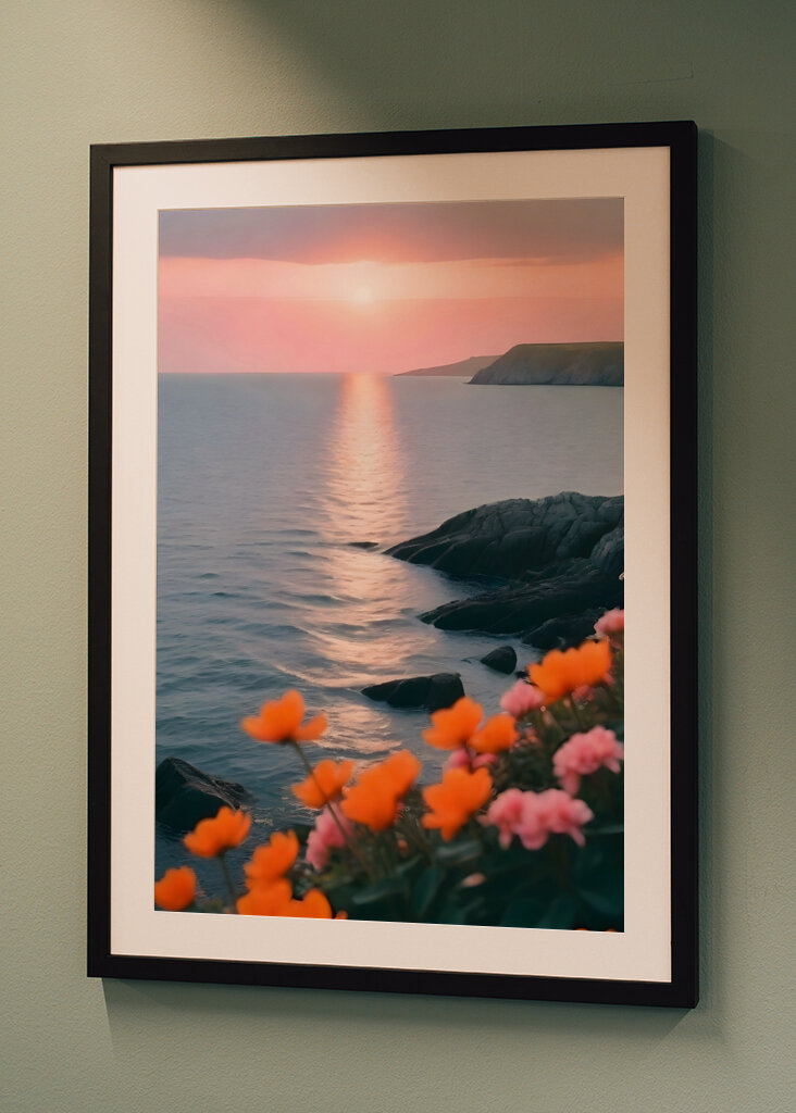 Solnedgang Kyst Bloom