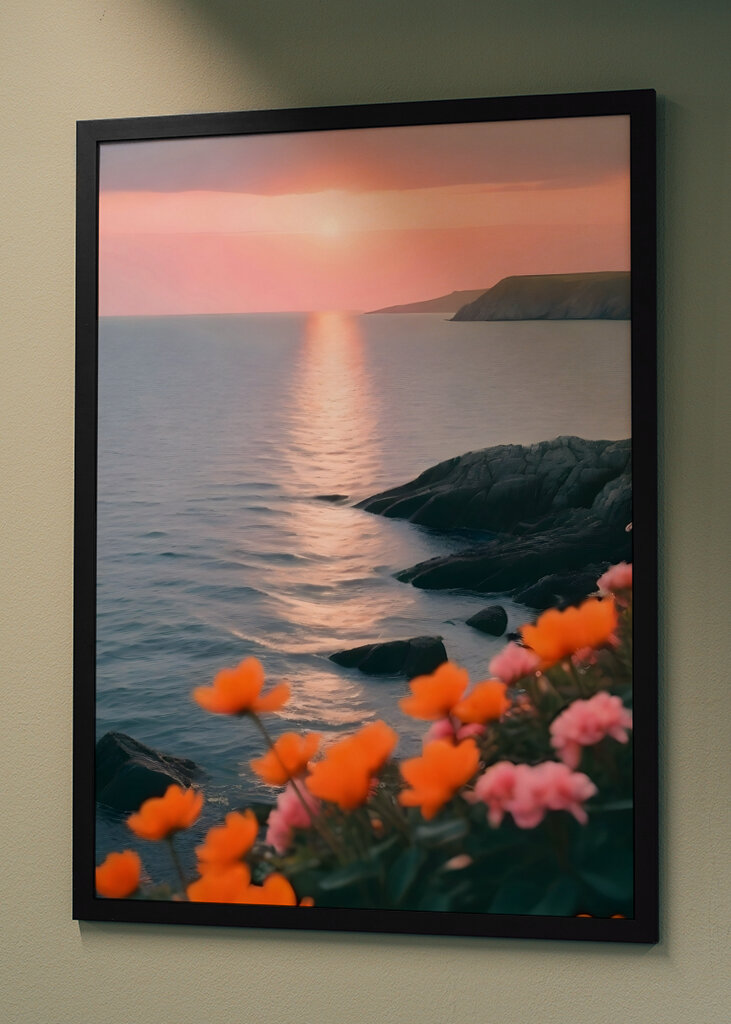 Solnedgang Kyst Bloom