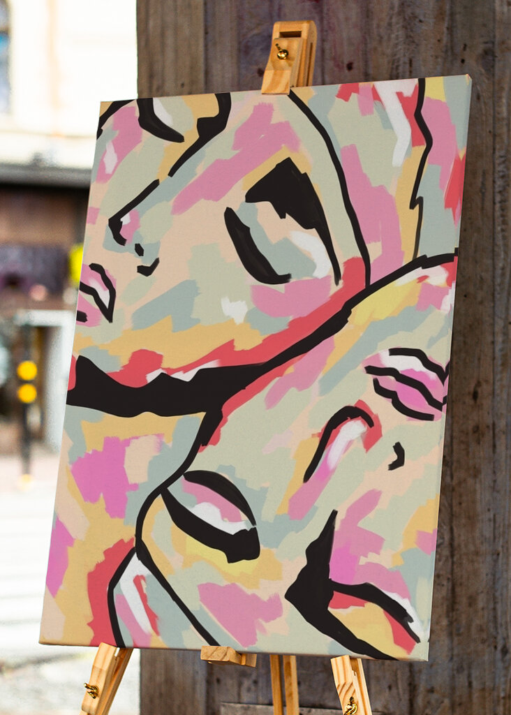 Drömmande ansikten palett