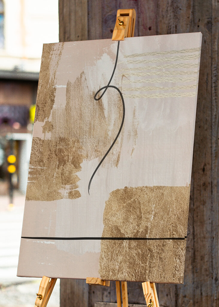 Abstract Gold Elegance