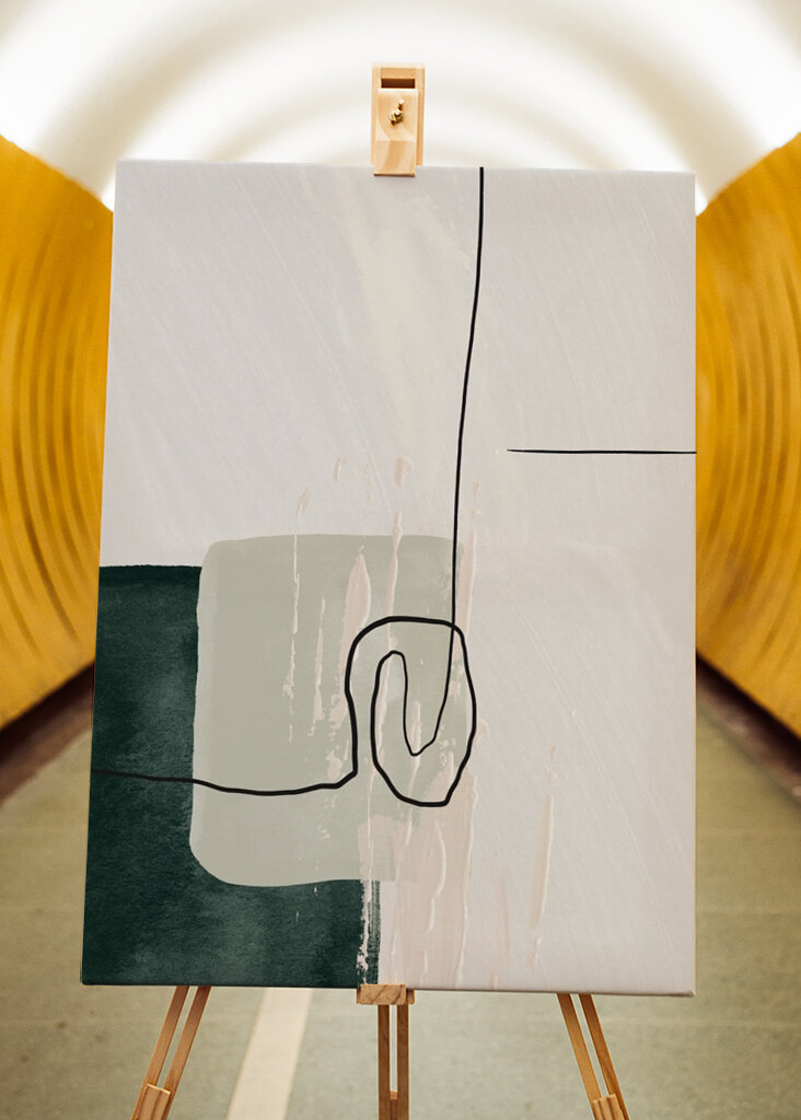 Abstrakter Linienfluss