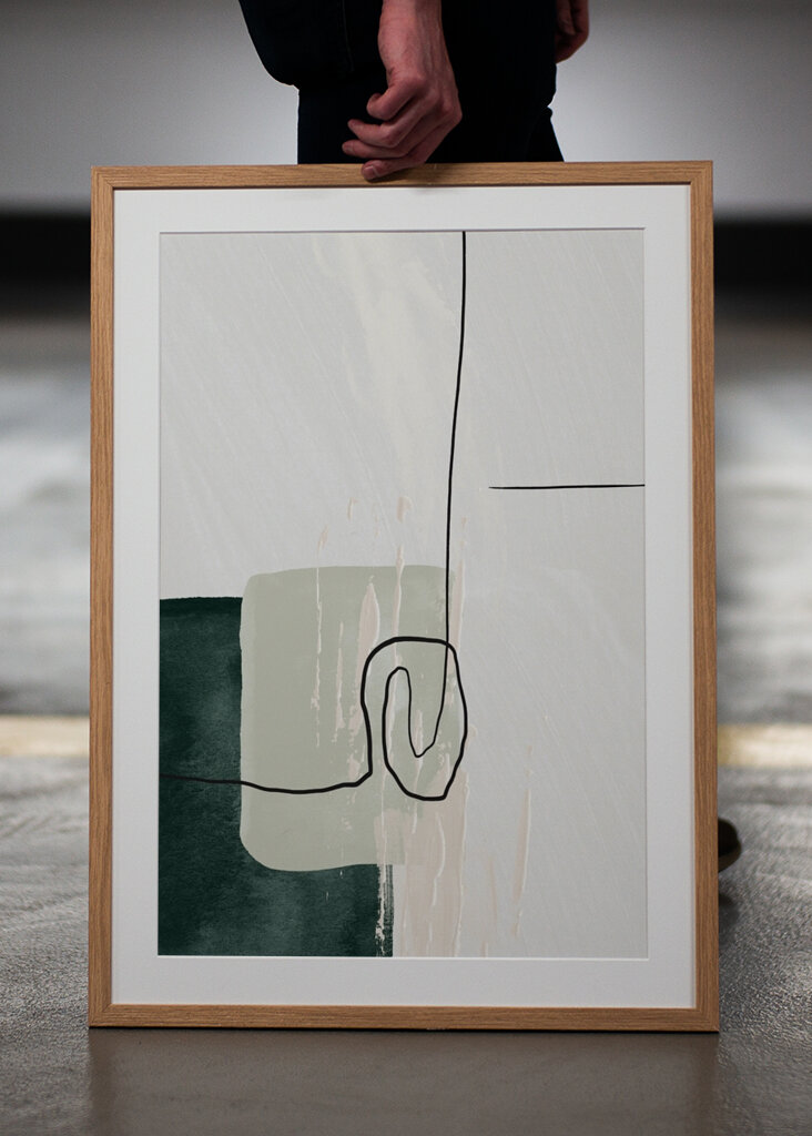 Abstrakter Linienfluss