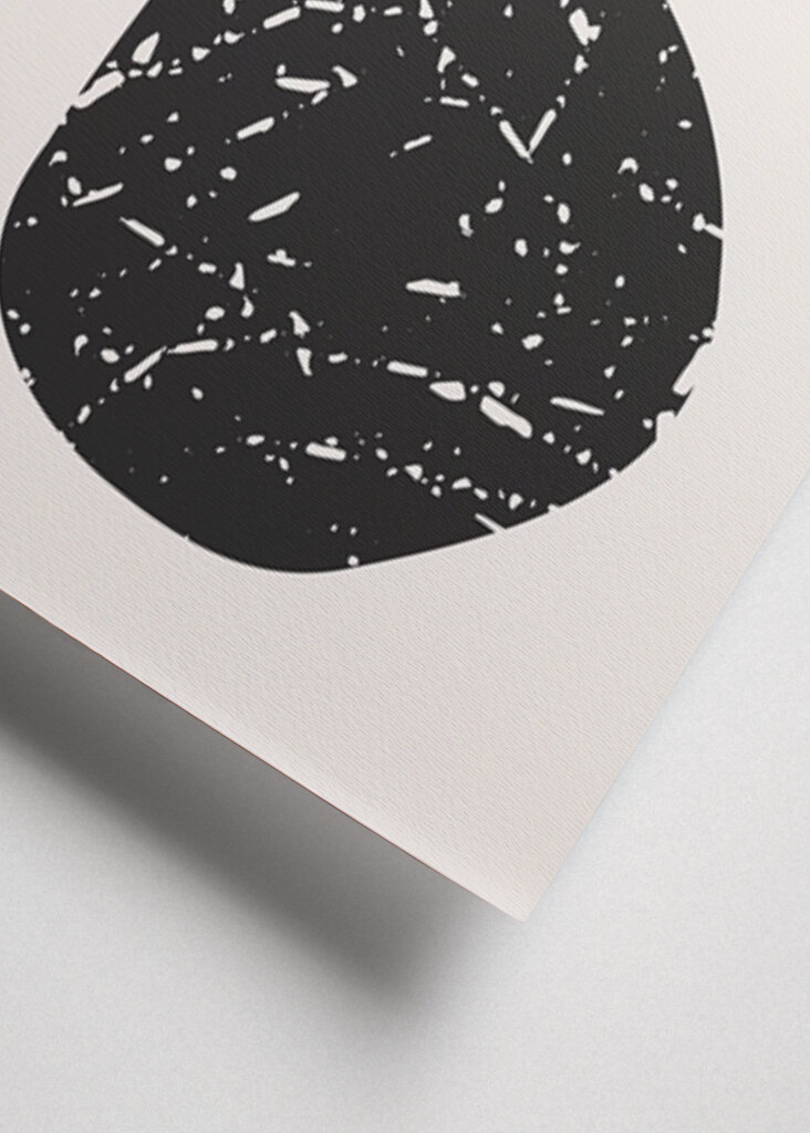 Abstracte zwarte vormen