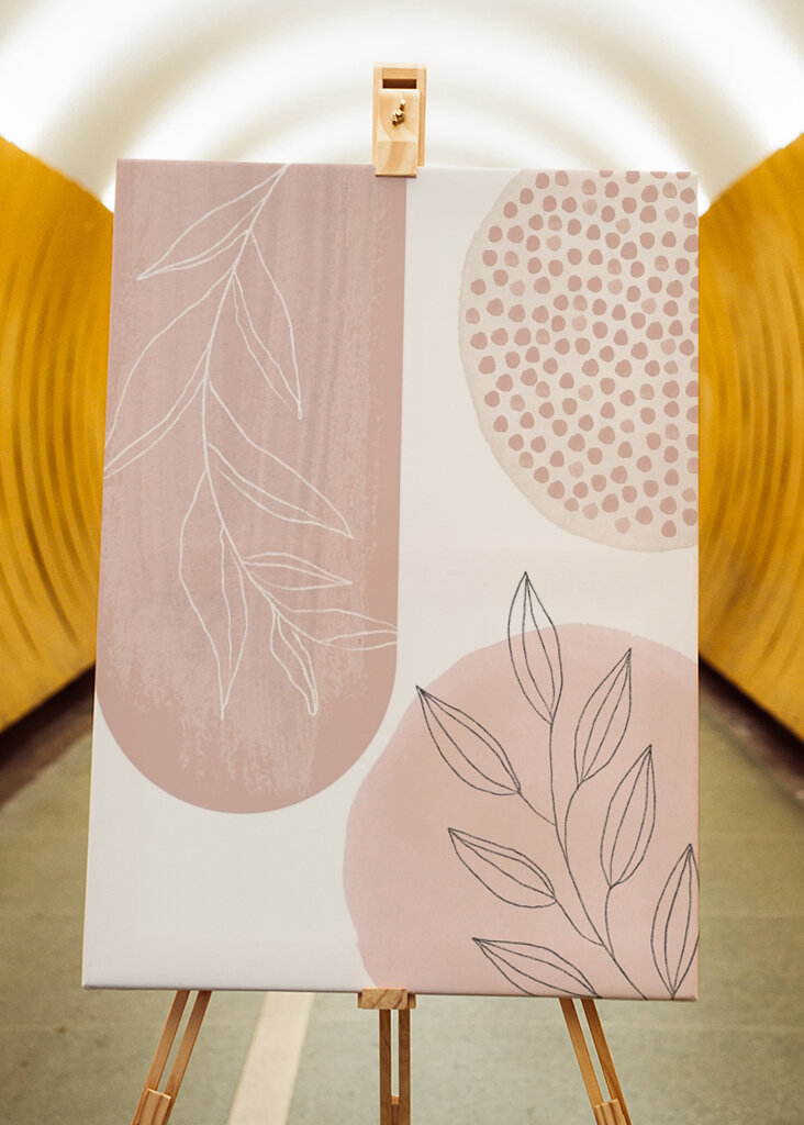 Minimalistisk bladflow