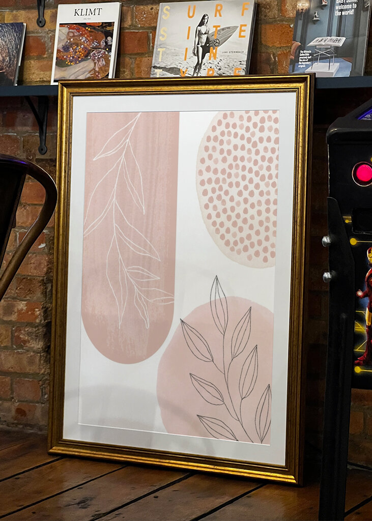 Minimalistisk bladflow