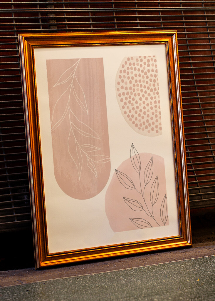 Minimalistisk bladflow