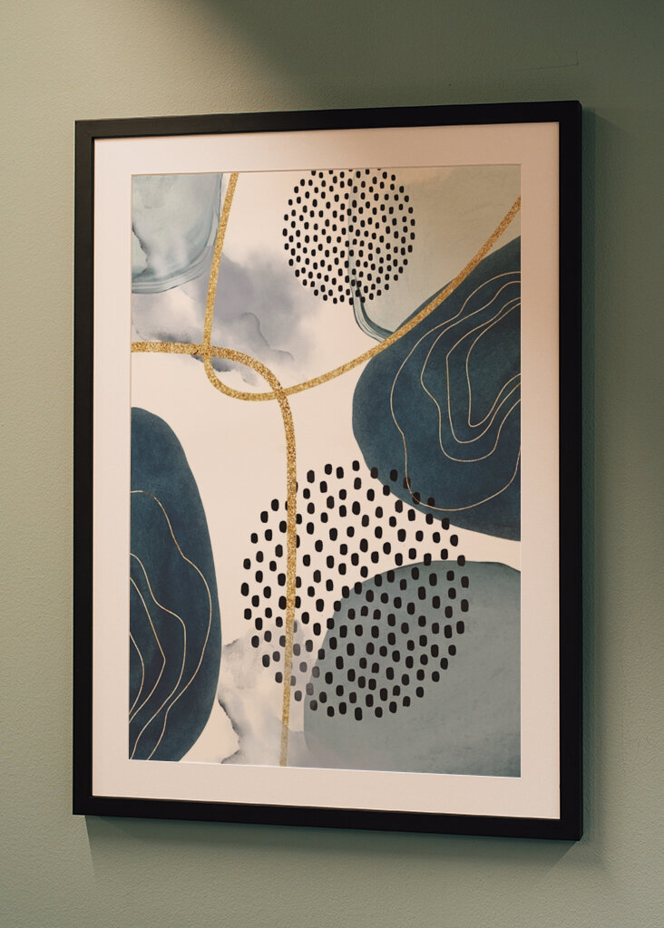 Modrý abstraktní tok