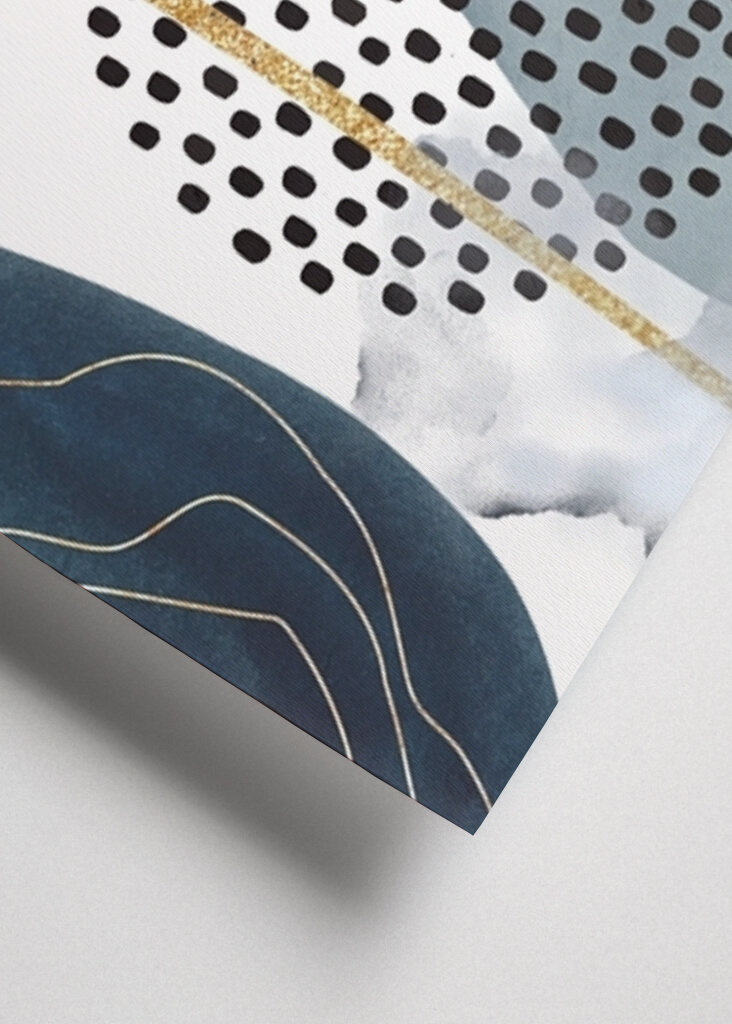 Modrý abstraktní tok