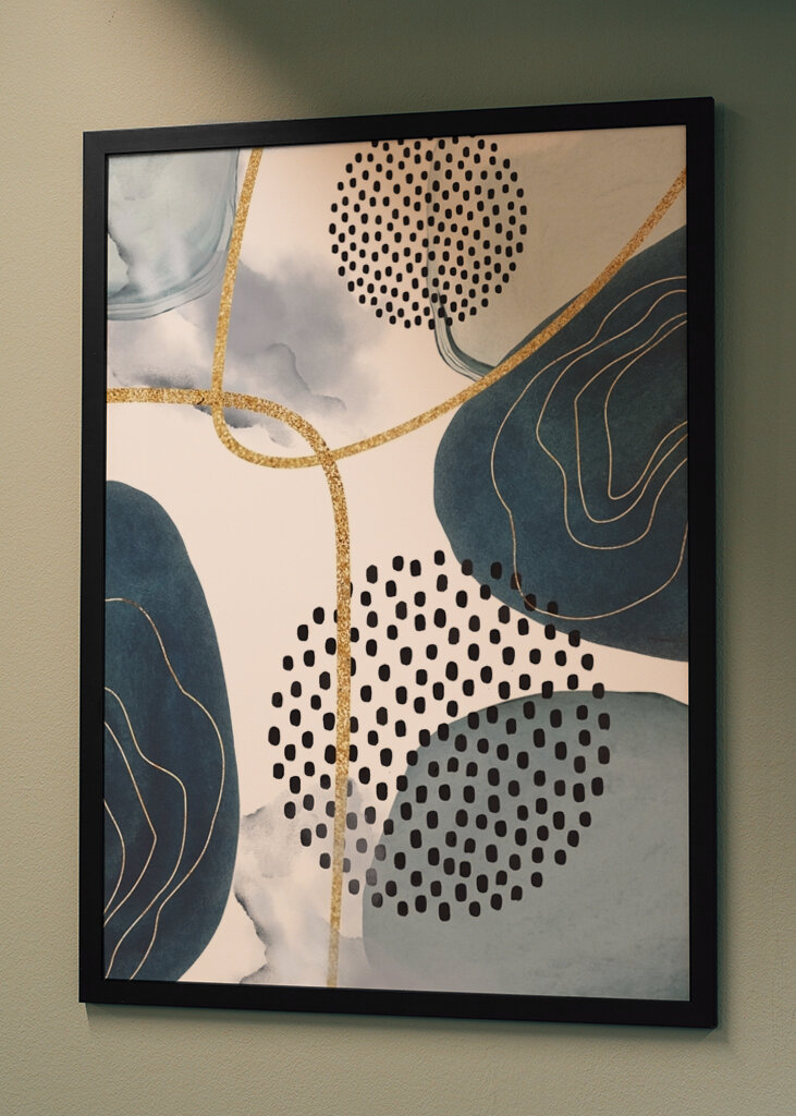 Modrý abstraktní tok