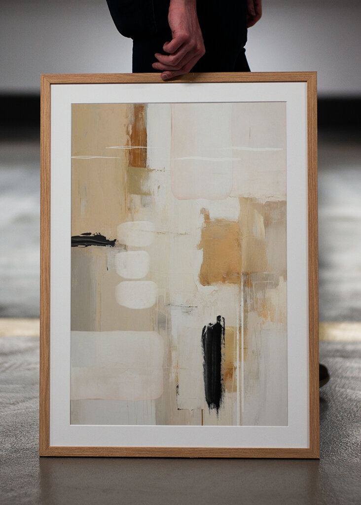 Fredfyldte abstrakte nuancer