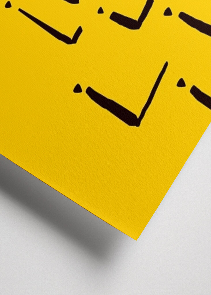 Abstrakt gul menneskemængde