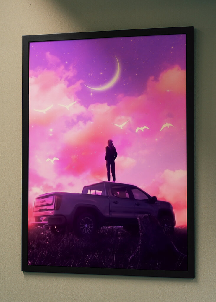 Verträumte Himmelsreise Poster von Ritvik takkar | Printler