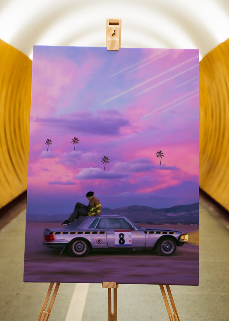 Álomszerű naplemente meghajtó