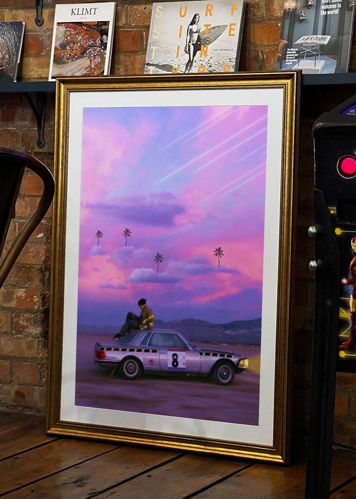 Álomszerű naplemente meghajtó