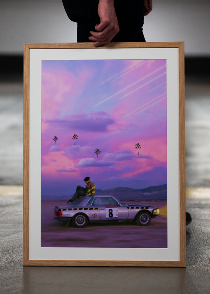 Álomszerű naplemente meghajtó