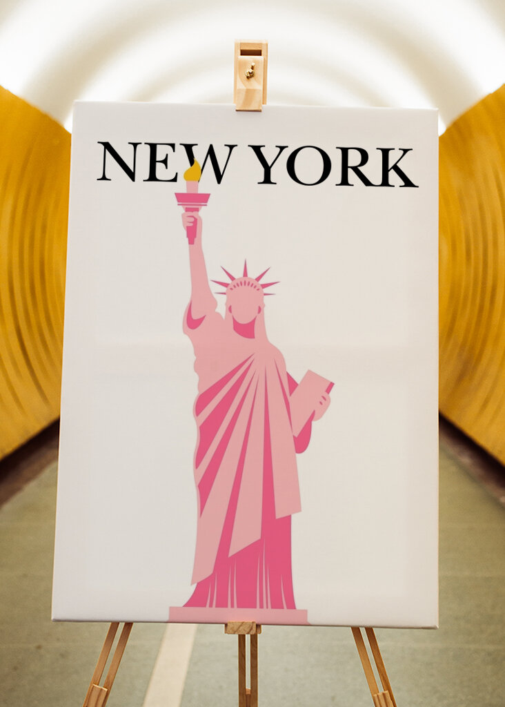 Pink Statue of Liberty