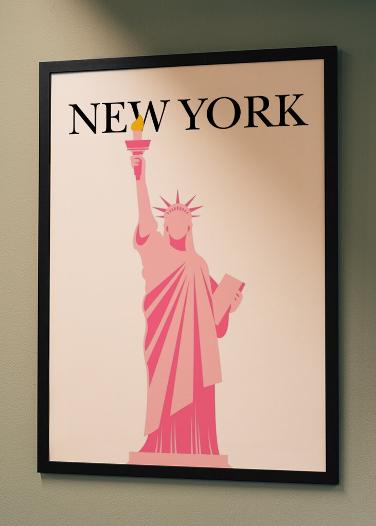 Pink Statue of Liberty