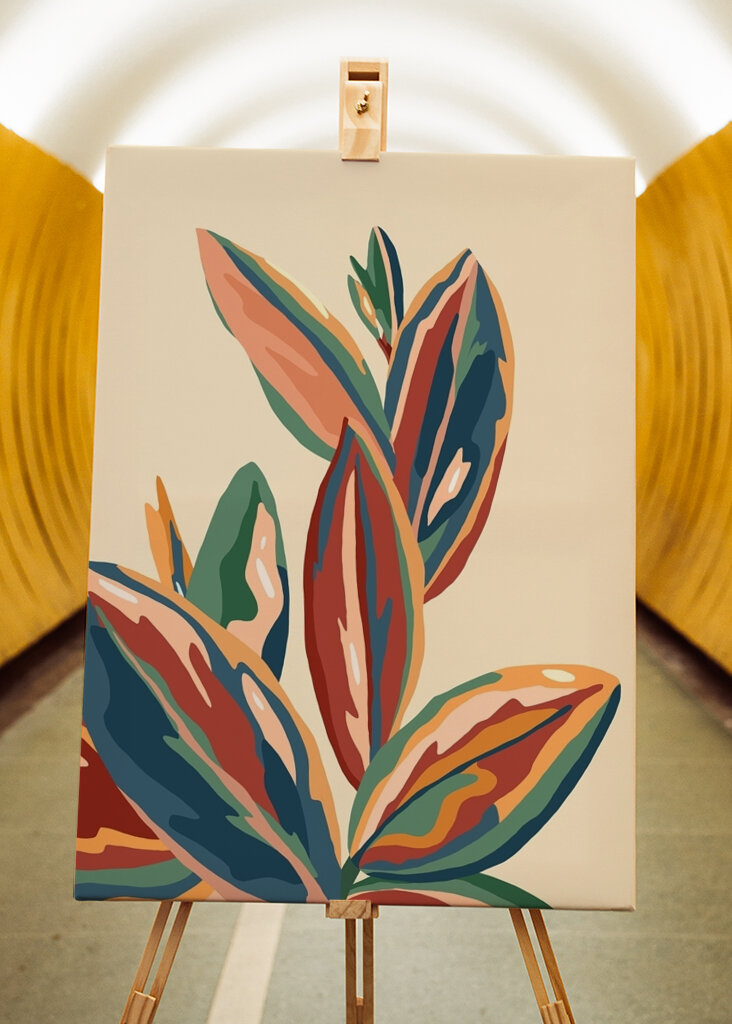 Barevný design listů