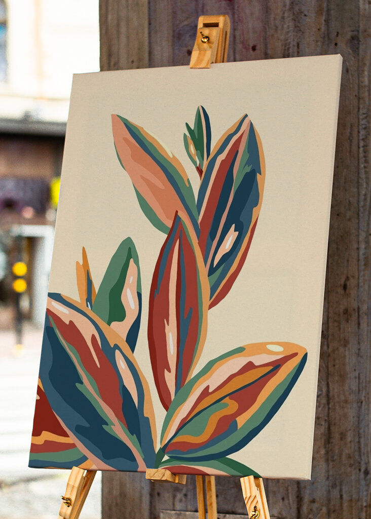 Barevný design listů