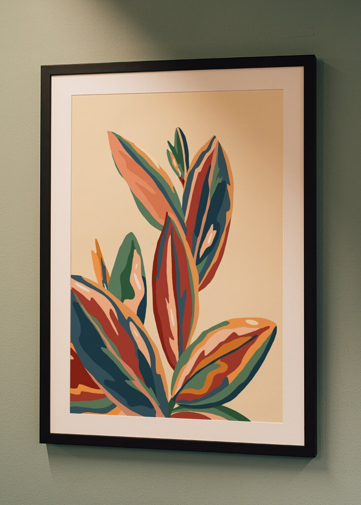 Barevný design listů