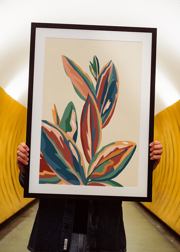 Barevný design listů