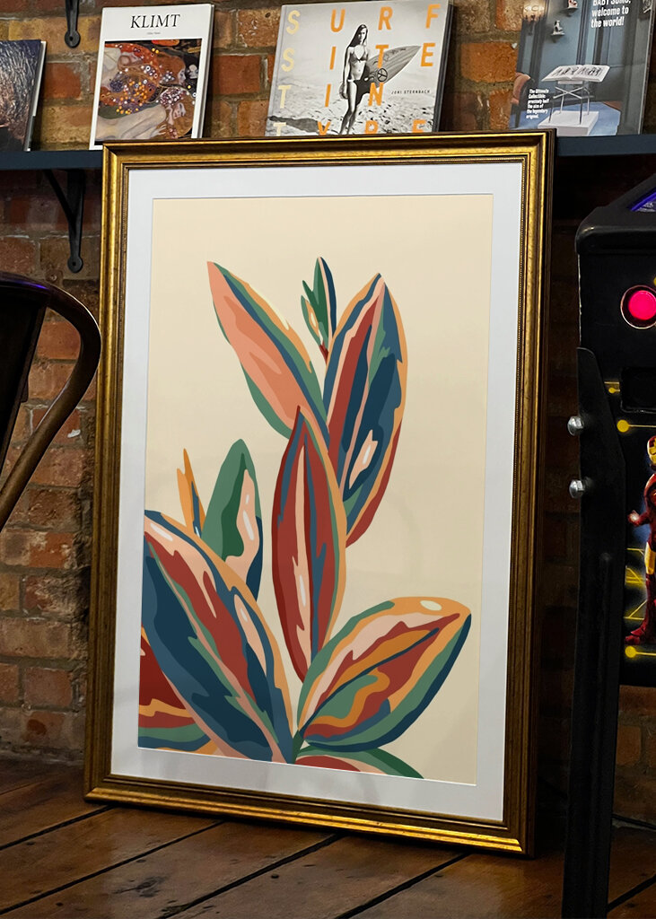 Barevný design listů