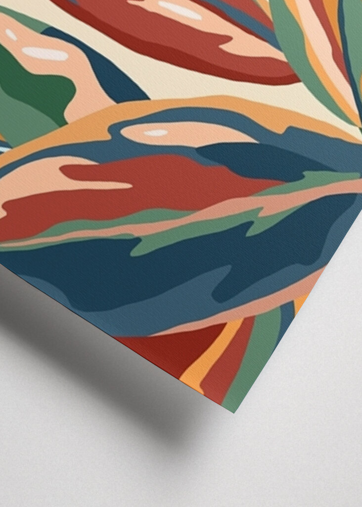 Barevný design listů