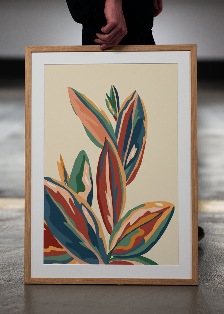 Barevný design listů