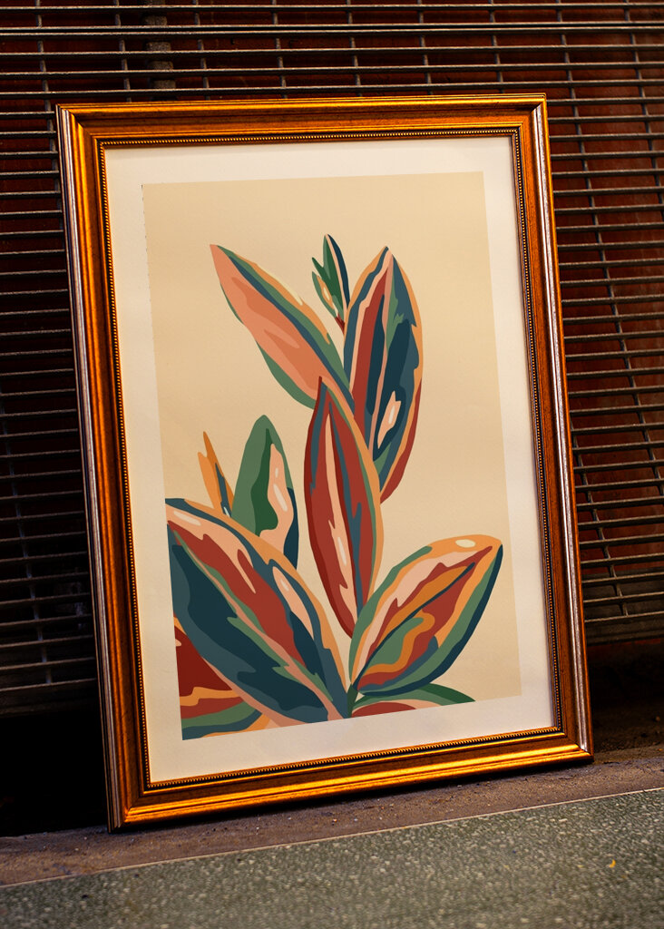 Barevný design listů