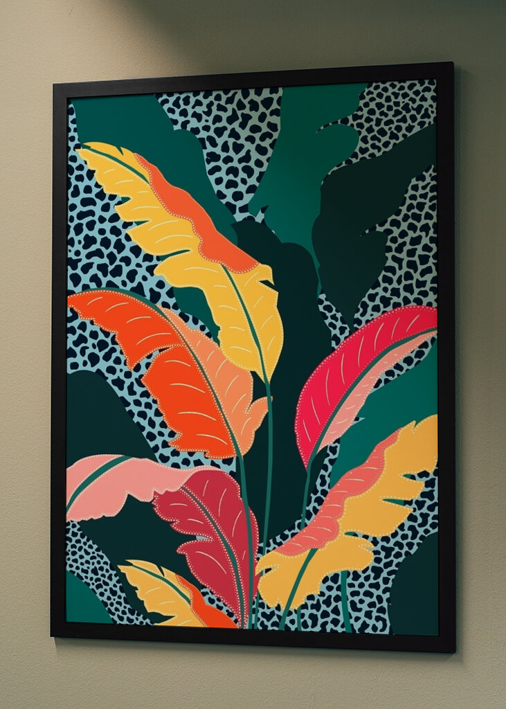 Dschungel-Blatt-Vibes