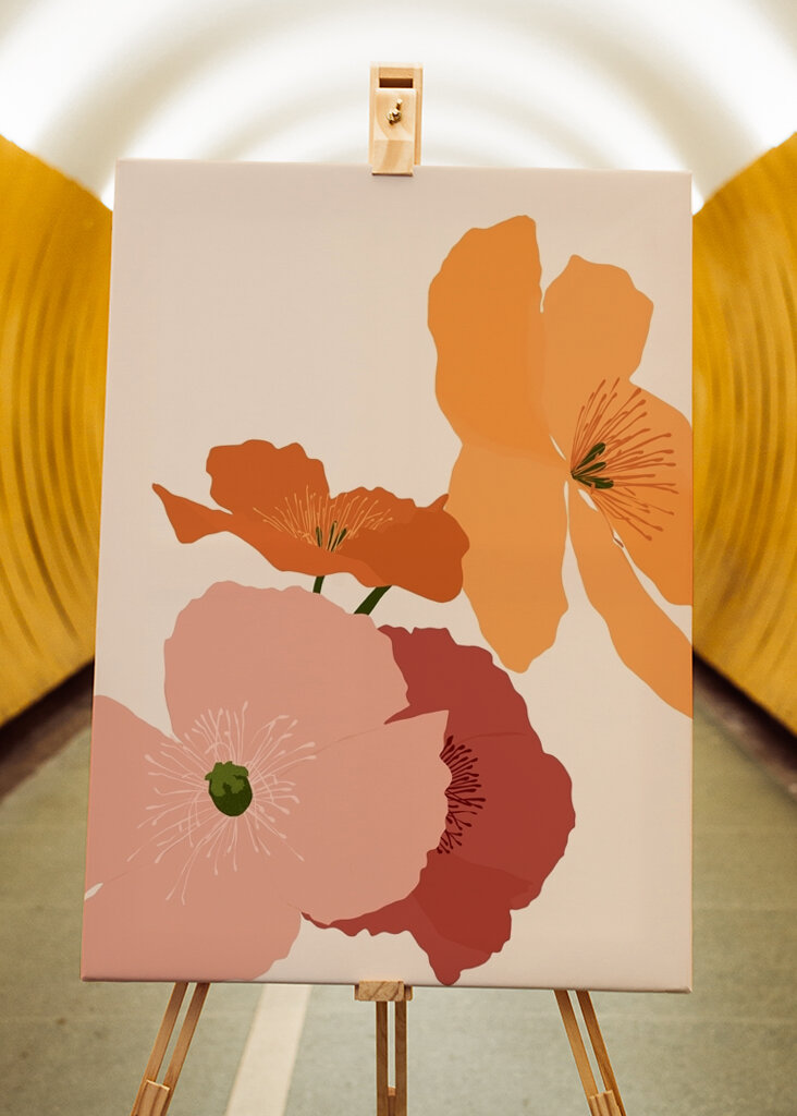 Levende blomsterglede