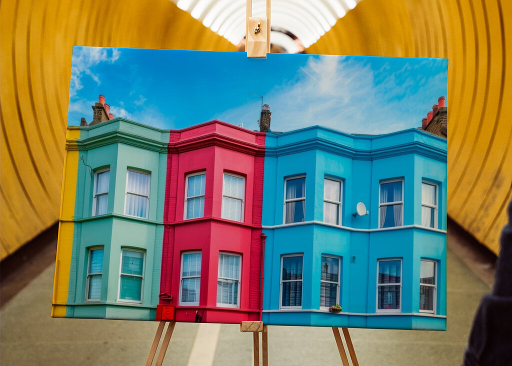 Wohnung in verschiedenen Farben