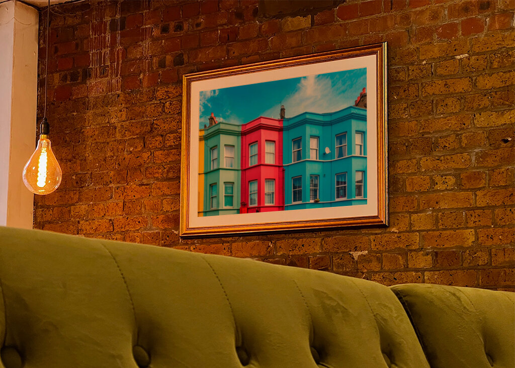 Wohnung in verschiedenen Farben