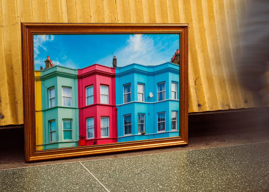 Wohnung in verschiedenen Farben