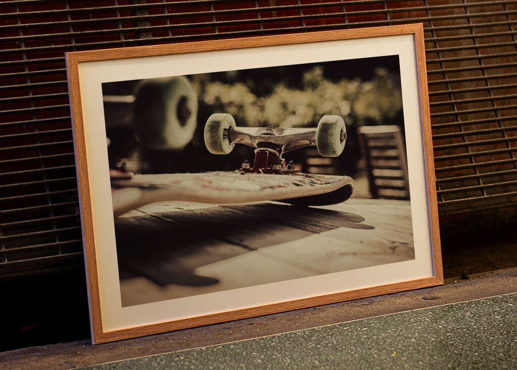 Planche à roulettes vintage